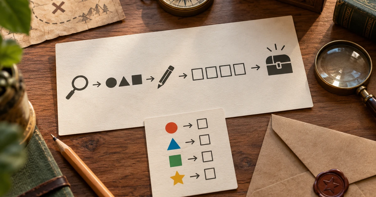 Comment écrire une consigne claire pour une énigme à message secret ?