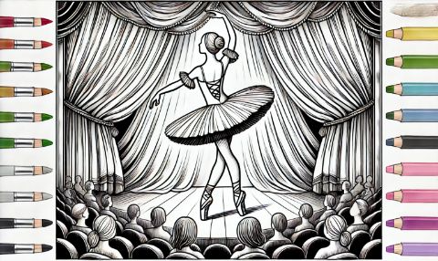 Coloriage Danse