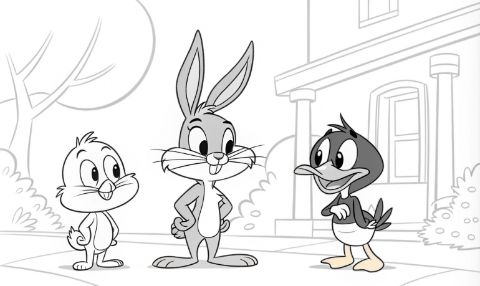 Coloriage Looney Tunes