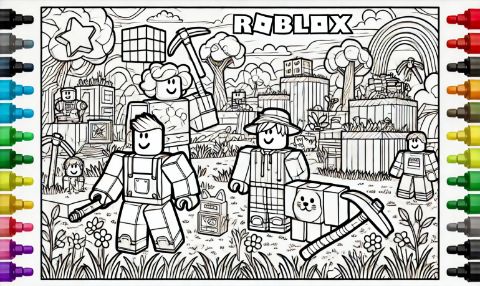 Coloriage Roblox