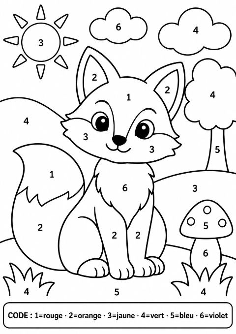Coloriage magique CP