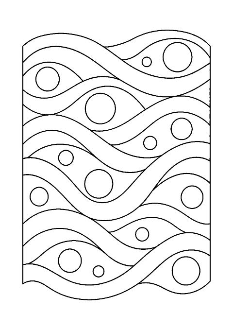 Motifs abstraits anti-stress