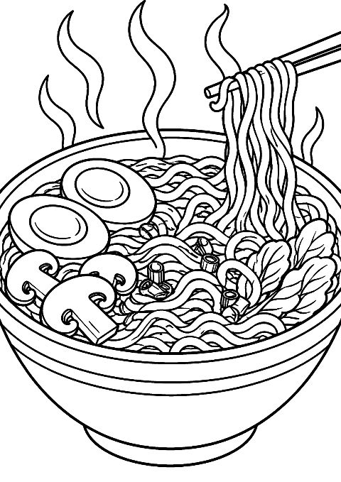 Coloriage Ramen