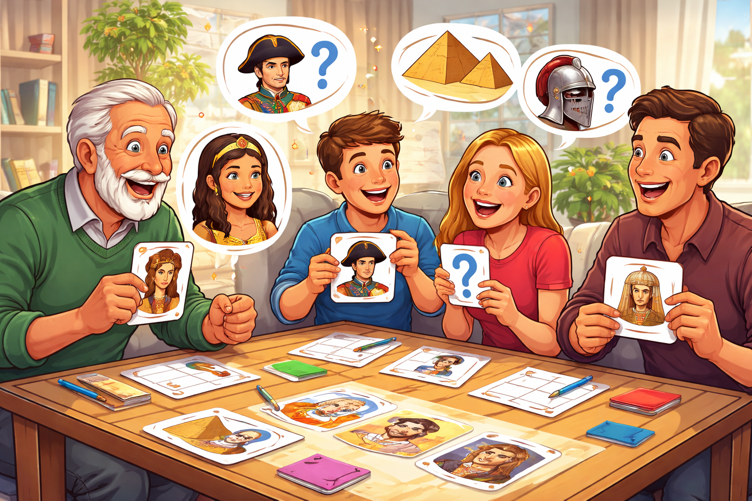 Quiz historique ludique en famille