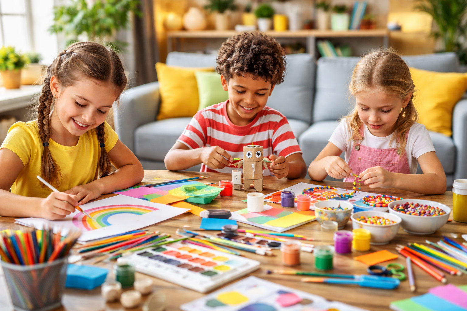 Activités créatives pour enfants le mercredi après-midi