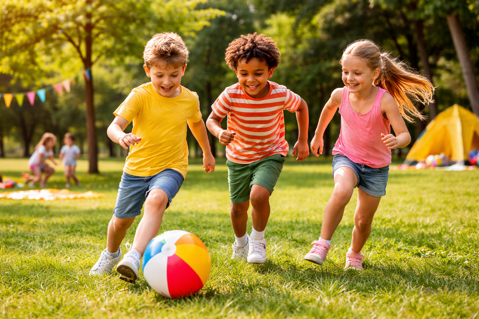 Jeux et activités en extérieur le mercredi après-midi