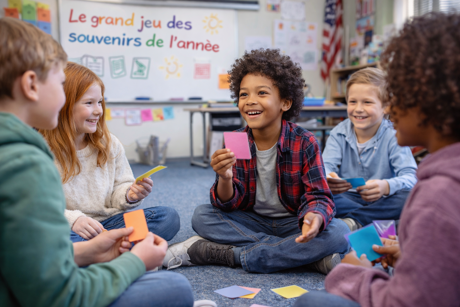 Activités ludiques de fin d'année scolaire