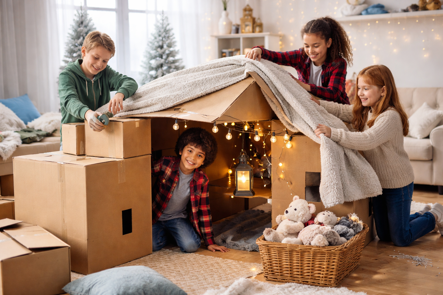 Activités créatives d'hiver sans neige pour enfants