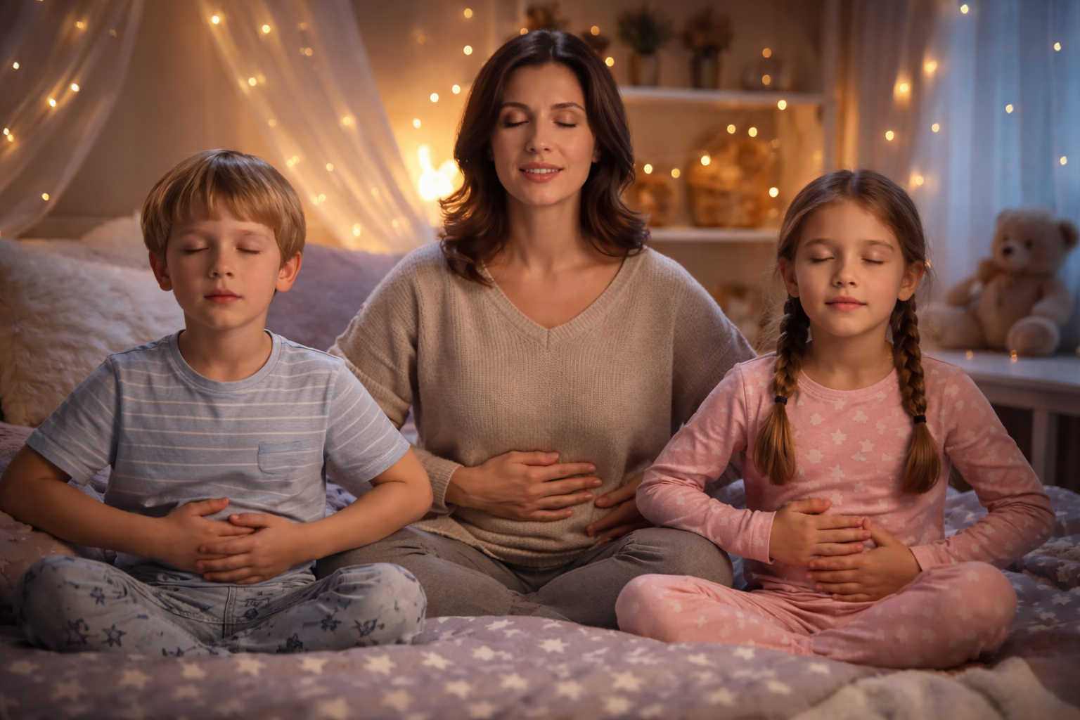 Jeux de relaxation pour enfants avant dormir
