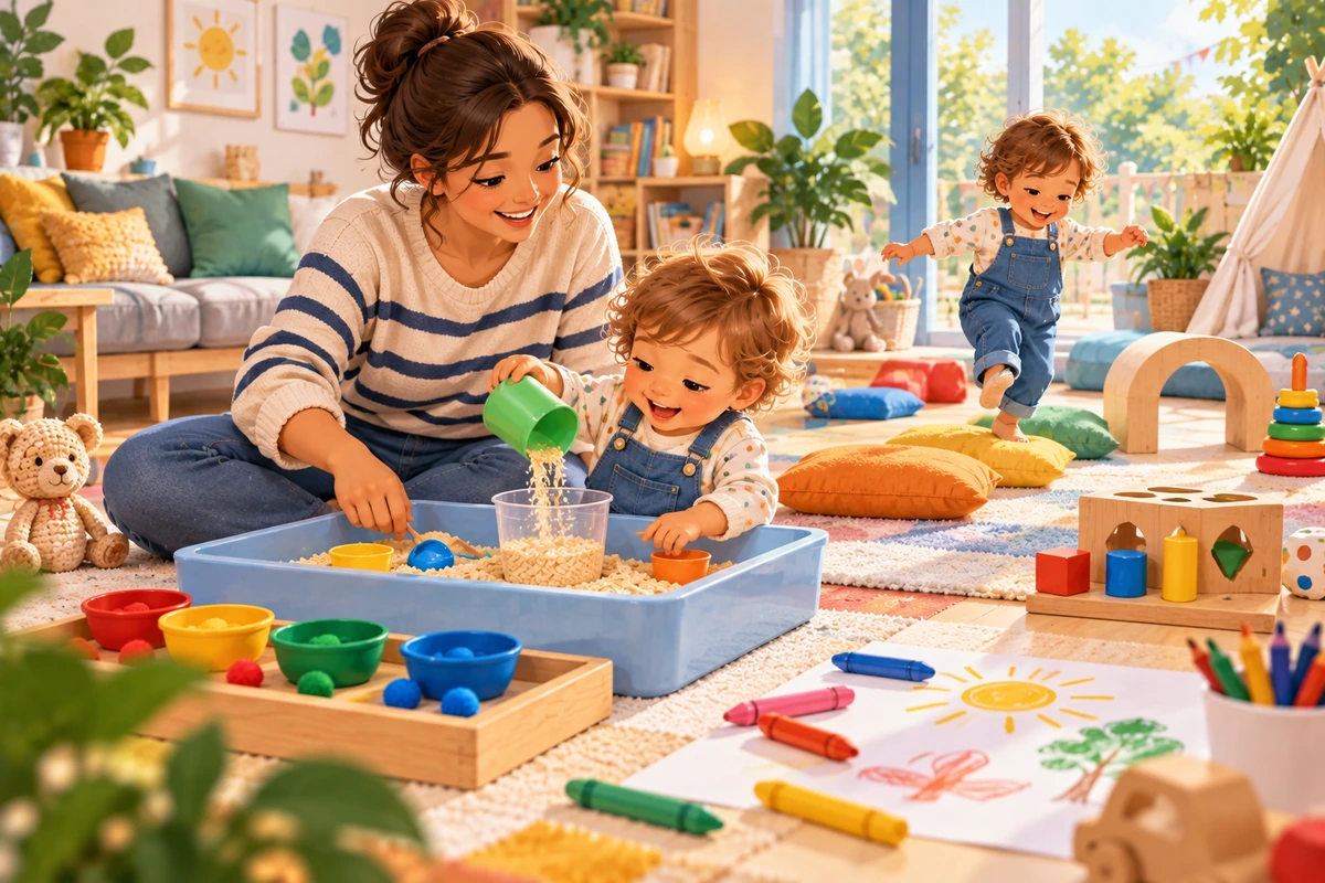 Jeux de transvasement de 18 mois à 3 ans : 15 idées sûres