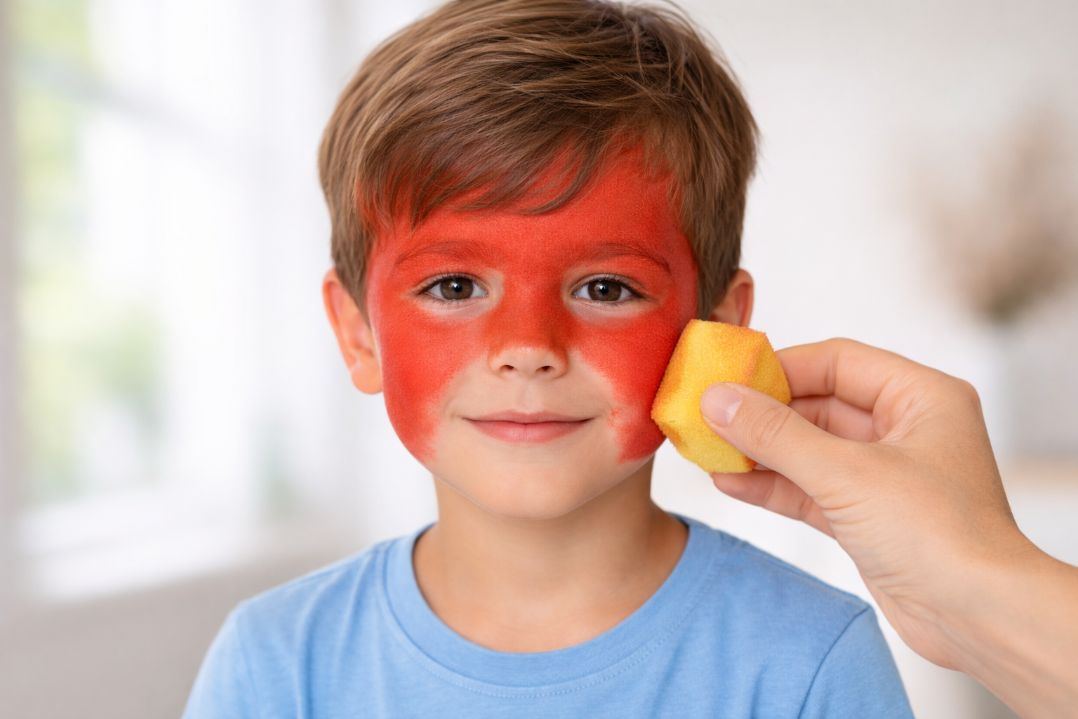 Préparation du visage avant maquillage