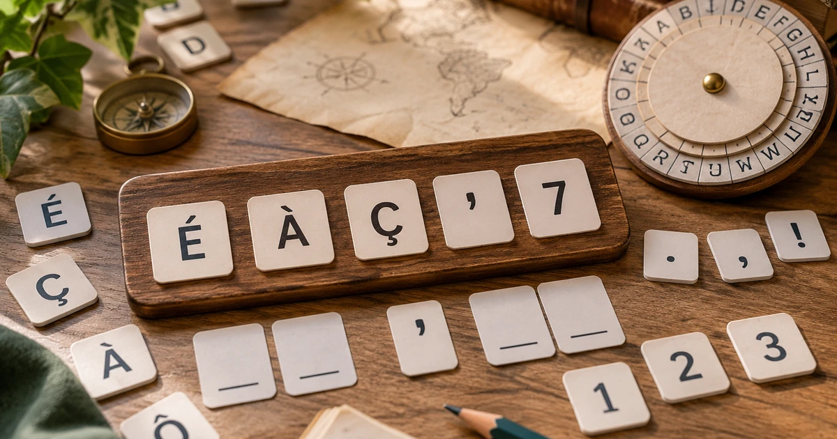 Message secret : gérer les accents, les espaces et la ponctuation