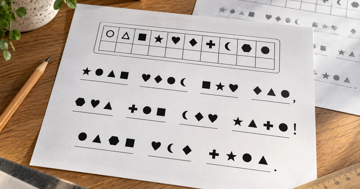 Message secret sans couleur : une énigme lisible en noir et blanc