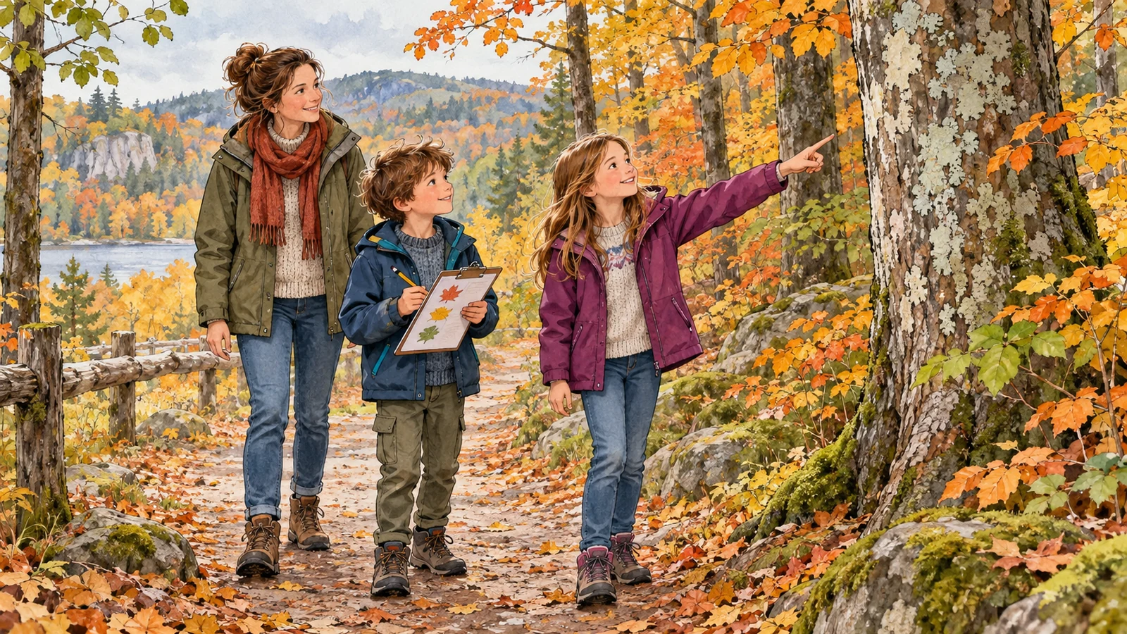 Indices de la forêt : 8 cartes d’observation d’automne