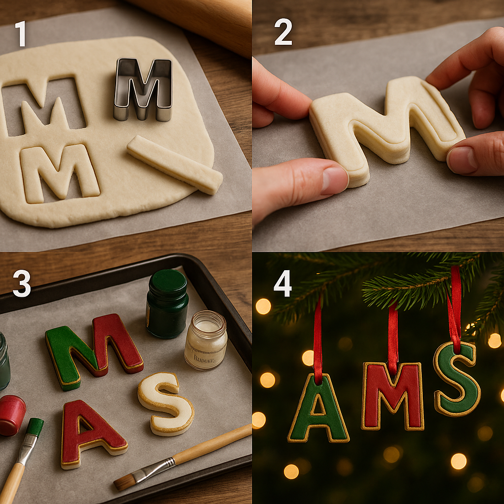 Tutoriel 4 étapes initiales 3D en pâte à sel