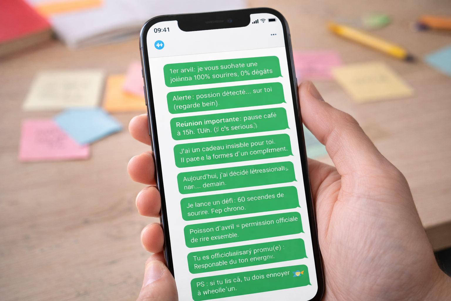 Blagues très courtes pour SMS et WhatsApp spécial 1er avril