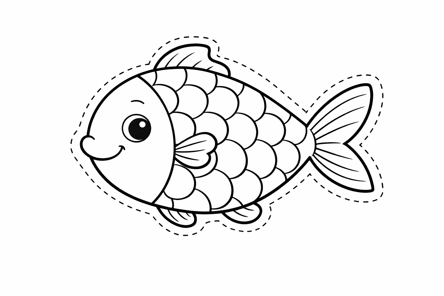 Poisson avec écailles