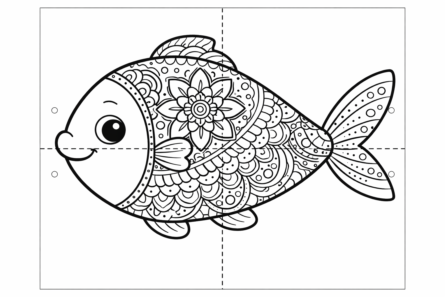 Poisson géant à assembler