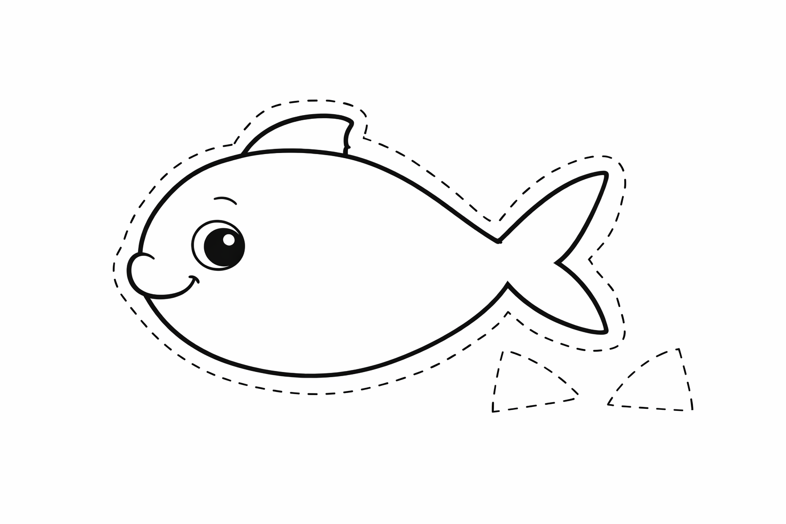 Poisson simple à colorier