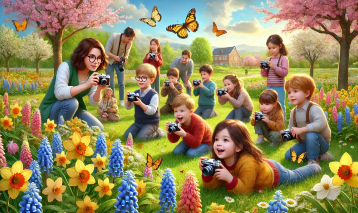 Atelier photo enfants : Mon Printemps en Images