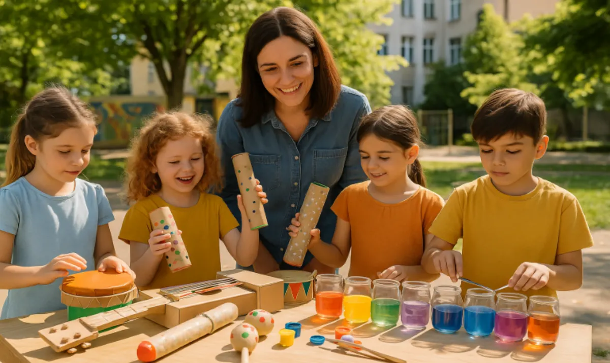 6 instruments DIY pour la Fête de la musique - ateliers enfants