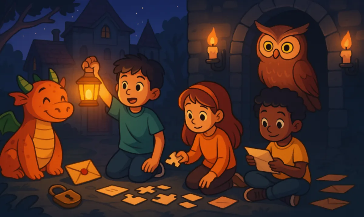 Escape game enfant 6–12 ans à imprimer - Le Manoir des Créatures