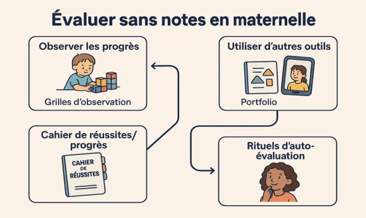Évaluer sans notes en maternelle : méthodes et outils