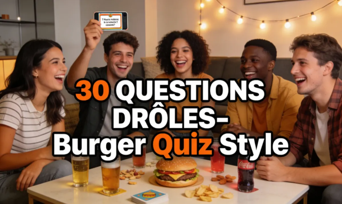 30 questions drôles façon Burger Quiz à poser entre amis