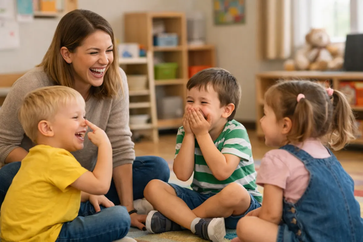 Blagues 4-5 ans en maternelle : courtes, drôles et bienveillantes