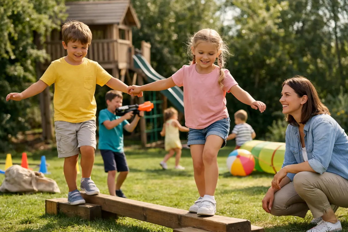 10 jeux d'extérieur pour enfants qui marchent à tous les coups