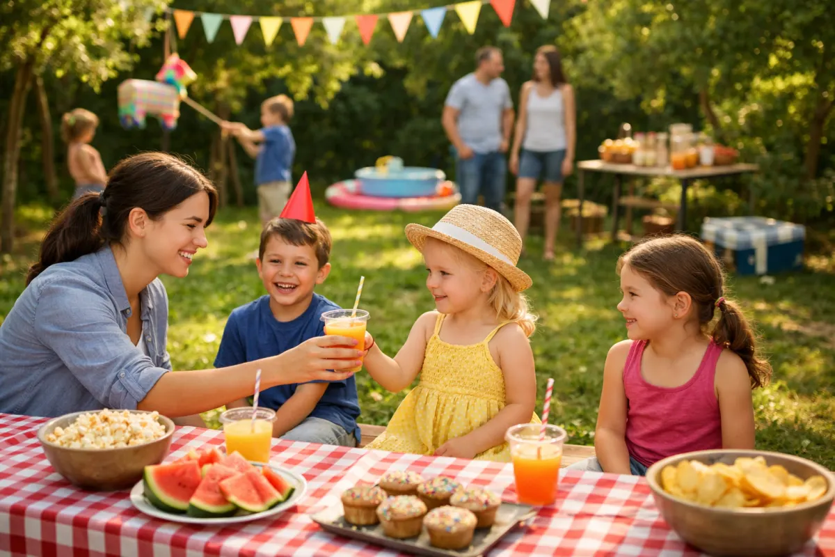 Fête d'été pour enfants petit budget : idées simples et malines