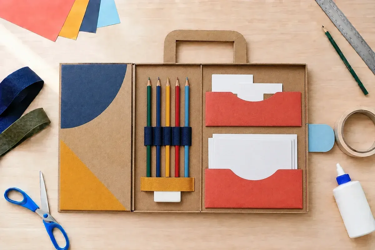 Créer une mallette d'artiste portable avec une boîte de livraison