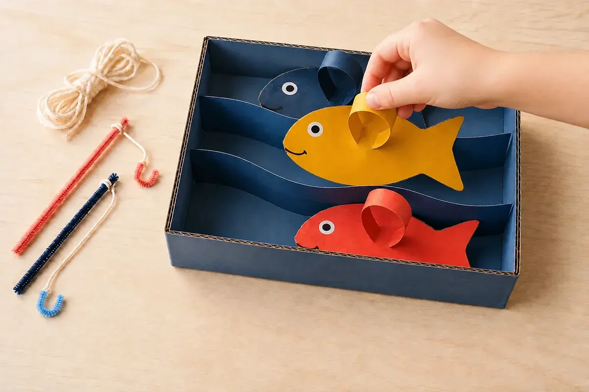 Fabriquer un jeu de pêche sans aimant
