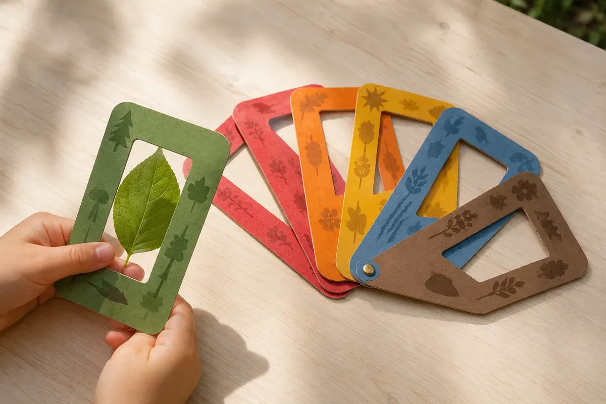 Nuancier de poche nature pour chercher les couleurs sans cueillir