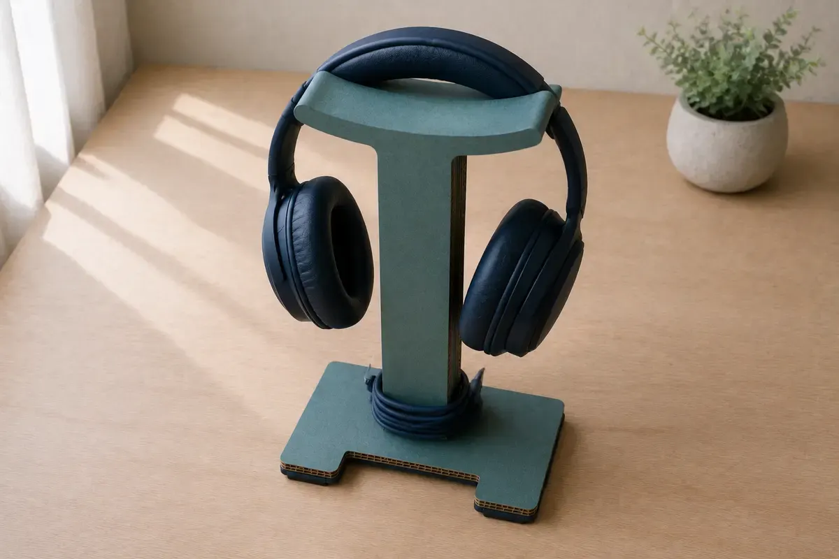 Créer un support de casque audio en carton renforcé