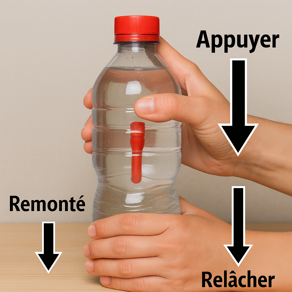 Étape 3 : version à ballast effervescent avec capsule et bulles