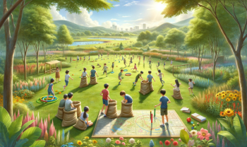 25 grands jeux extérieurs pour enfants - idées ludiques et actives