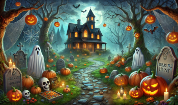 Chasse au Trésor Halloween : Le Mystère du Grimoire Enchanté