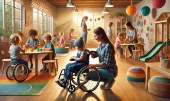 Accueillir un enfant handicapé moteur en ACM