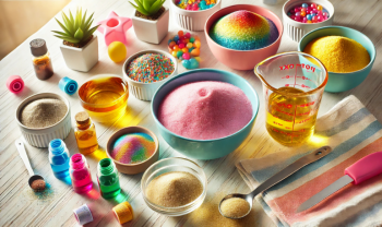 Fabriquer du sable magique : la recette facile et rapide