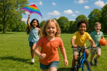 100 activités en plein air pour enfants par beau temps