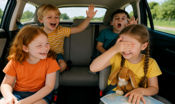Occuper un enfant en voiture : 15 jeux top pour long trajet