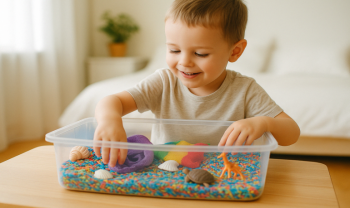 Bac sensoriel pour enfants : 15 idées faciles et ludiques