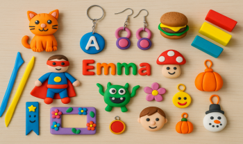 15 créations en pâte Fimo pour enfants : simples et amusantes