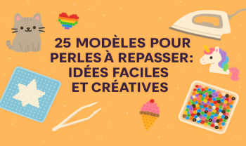 25 modèles pour perles à repasser faciles à réaliser