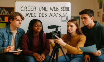 Créer une web-série avec des ados en centre de loisirs