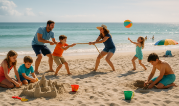 Jeux plage enfants : 15 activités fun à essayer cet été