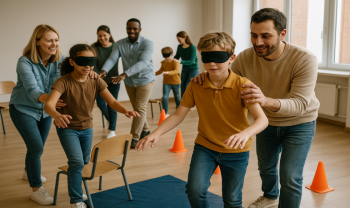 Parcours Aveugle : L’Activité Idéale pour Booster la Confiance en Groupe