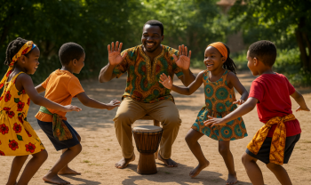 Apprendre la danse africaine aux enfants : pas faciles et jeux rythmiques