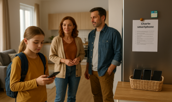 Entrée en 6e : Premier smartphone et règles d’écrans